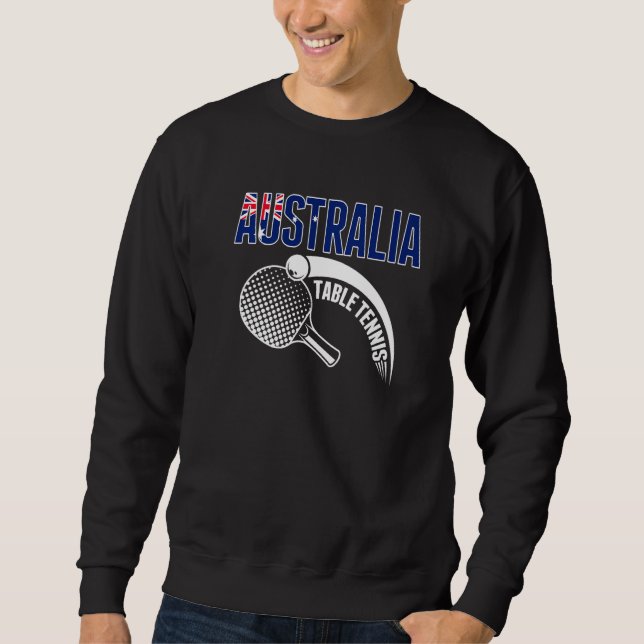 Australia Table Tennis  Support Australian Ping Po Sweatshirt (Vorderseite)