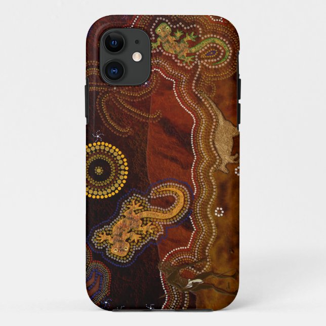Australian Aboriginal Art Gift Case-Mate iPhone Hülle (Rückseite)