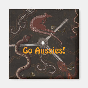 Australian Aboriginal Art Gift Magnet
