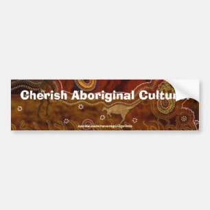Australian Aboriginal Style Art Autoaufkleber