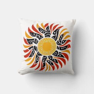 Australian Aboriginal Sunshine Art Kissen