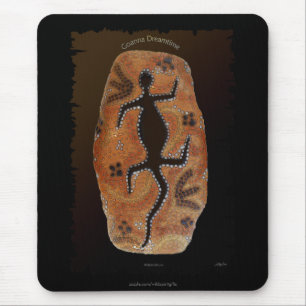 Australian Aborigine-Style Outback Wüste Art Mousepad