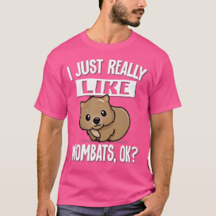Australian Animal Lover Wombat T-Shirt