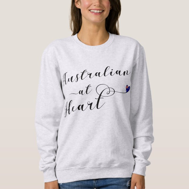 Australian At Heart Sweatshirt, Aus Sweatshirt (Vorderseite)