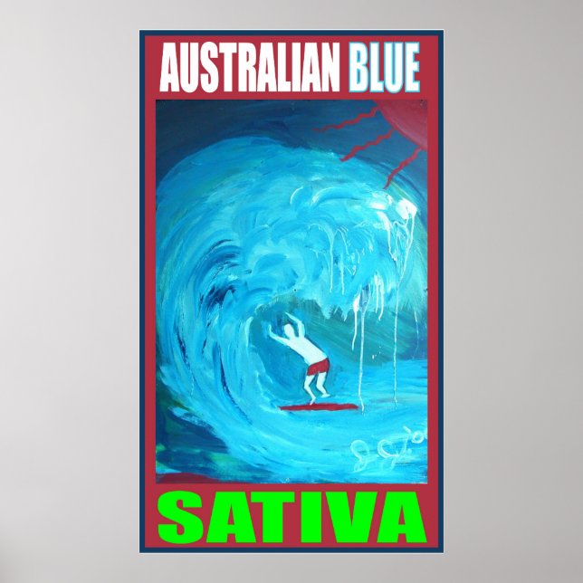 AUSTRALIAN BLAUE SATIVA POSTER (Vorne)