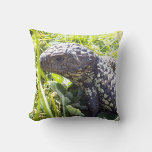 Australian Blue Tongue Lizard, Lounge Cushion. Kissen