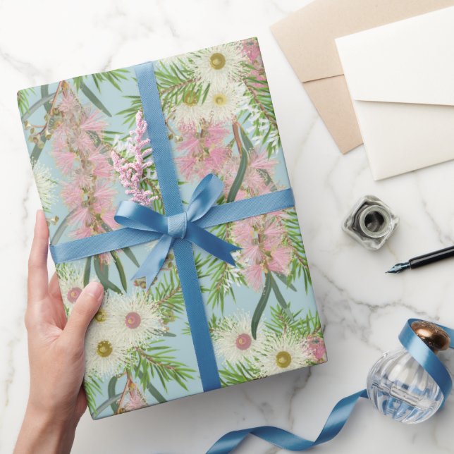 Australian Bottlebrush Country Garden Geschenkpapier (Schenken)
