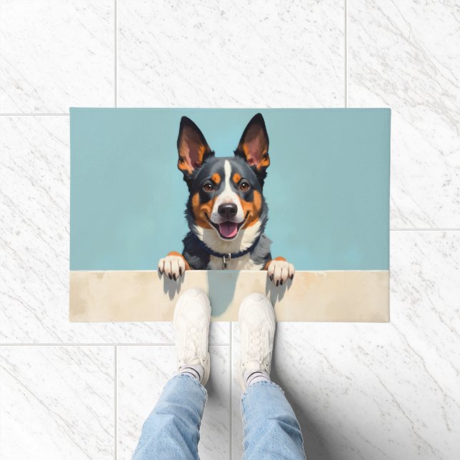 Australian Cattle Dog Fußmatte Kunst (Indoor)