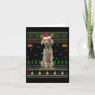 Australian Cattle Dog hässliche Weihnachtspullover Karte