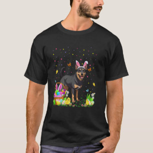 Australian Cattle Dog Ostereier-Suche Bunny Ohr Ha T-Shirt