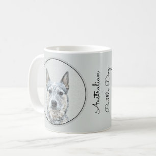 Australian Cattle Dog Painting - Niedliche Origina Kaffeetasse
