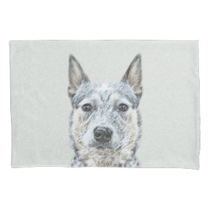Australian Cattle Dog Painting - Niedliche Origina Kissenbezug