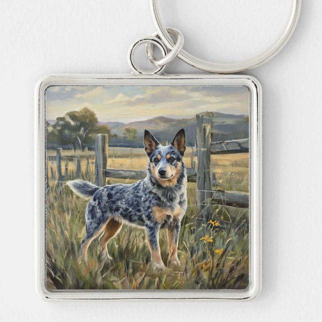 Australian Cattle Dog Schlüsselanhänger (Vorne)
