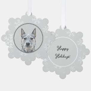 Australian Cattle Dog - Süße Original-Hundekunst Ornament Karte
