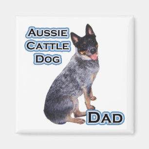 Australian Cattle Dog Vater 4 - Magnet