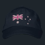 Australian Girly Flag Embroidery Bestickte Baseballkappe<br><div class="desc">Hier ist eine großartige,  im Australischen Stil bestickte Baseballkappe. Frag uns für andere individuelle Stickereianfragen,  die du unter dem Link "Diesen Designer Gefragt" auf dieser Produktseite findest. 
 
 

 
Verwenden Sie den Link "Diesen Designer Gefragt",  um uns mit Ihren speziellen Designanfragen oder für Hilfe bei Ihren Anpassungsbedürfnissen zu kontaktieren.</div>