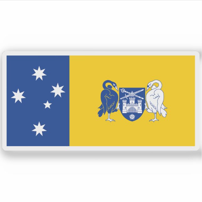 Australian Hauptstadt Territory Flag, australische Aufkleber (Vorderseite)