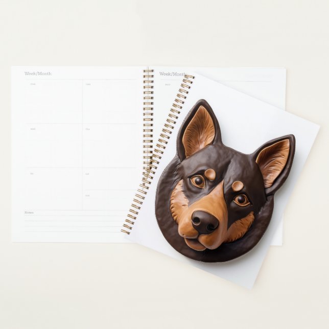 Australian Kelpie Dog 3D Inspiriert Planer (Anzeige)