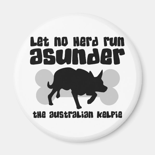 Australian Kelpie Herding Magnet (Vorne)
