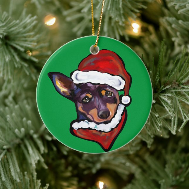 AUSTRALIAN KELPIE KERAMIK ORNAMENT (Baum)