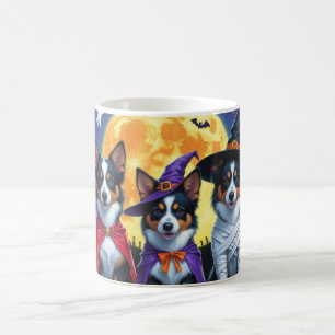 Australian Kelpies Dogs Pumpkin Halloween Funny Kaffeetasse