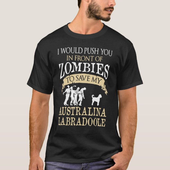 Australian Labradoodle Dog Lovers T-Shirt (Vorderseite)