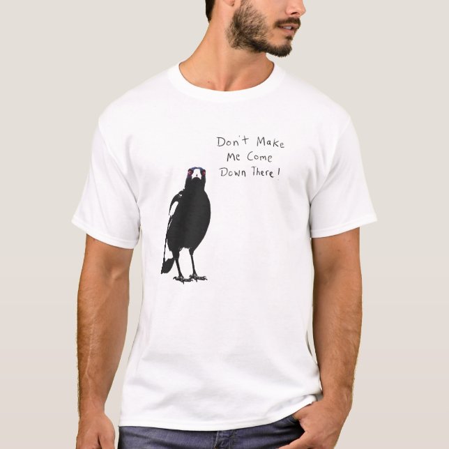 australian magpie C T-Shirt (Vorderseite)