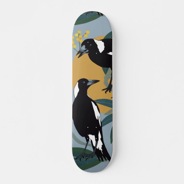 Australian Magpies Skateboard (Vorne)