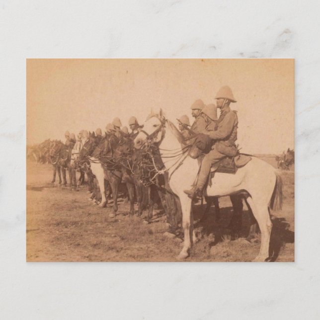 Australian Mounted Rifles Postkarte (Vorderseite)