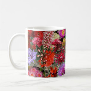 Australian Native Wild Blume Kaffeetasse