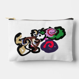 Australian shepherd and roses joy zubehörtasche