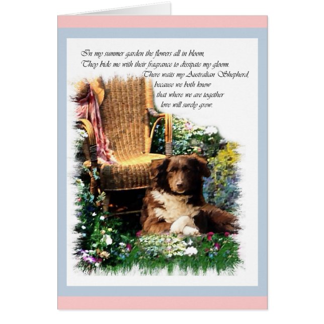 Australian Shepherd Art Gifts (Vorne)