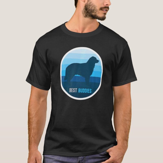 Australian Shepherd Aussi Retro 7 T-Shirt (Vorderseite)