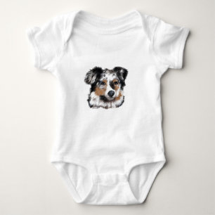 Australian Shepherd Baby Strampler