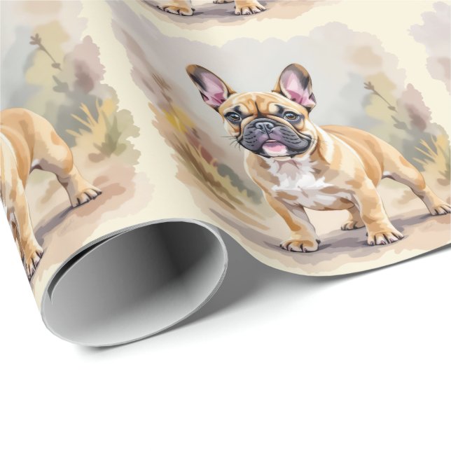 Australian Shepherd Black Tricolor Aussie Dog Geschenkpapier (Rolleneckpunkt)