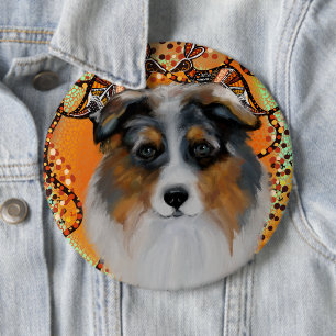 AUSTRALIAN SHEPHERD BUTTON