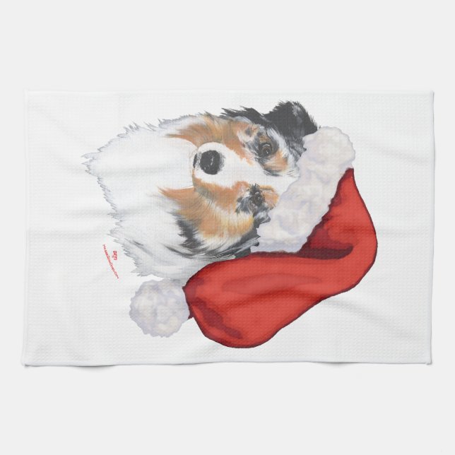 Australian Shepherd Christmas Geschirrtuch (Horizontal)