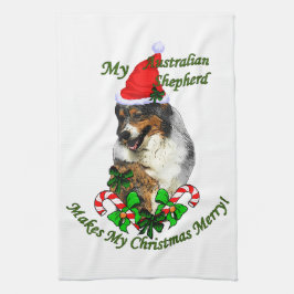Australian Shepherd Christmas Küchentuch