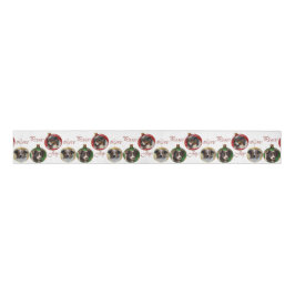 Australian Shepherd Christmas Merry Ripsband