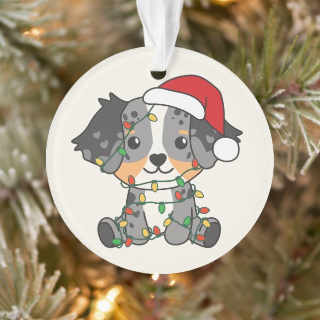 Australian Shepherd Christmas Winter Animals Ornament (Baum)