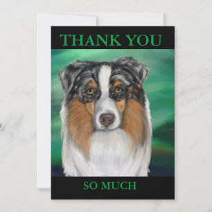 AUSTRALIAN SHEPHERD DANKESKARTE