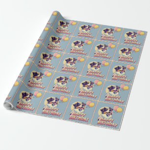 Australian Shepherd Dog Colorful Geschenkpapier