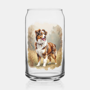 Australian Shepherd Dog Red Merle Aussie Dosenglas