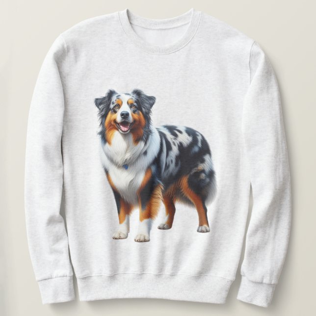 Australian Shepherd Dog Sweatshirt (Design vorne)