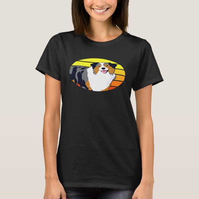 Australian Shepherd Dog T-Shirt (Vorderseite)
