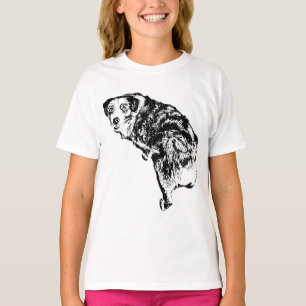 Australian Shepherd Dog T-Shirt – Künstlerische Ti