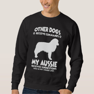 Australian Shepherd Dog Training Dogs Sweatshirt