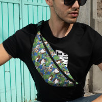 Australian Shepherd Dogs Tropical Blätter