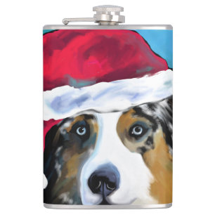 Australian Shepherd Flachmann