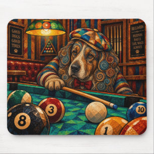 Australian Shepherd, Geometrisches Mosaik Mousepad